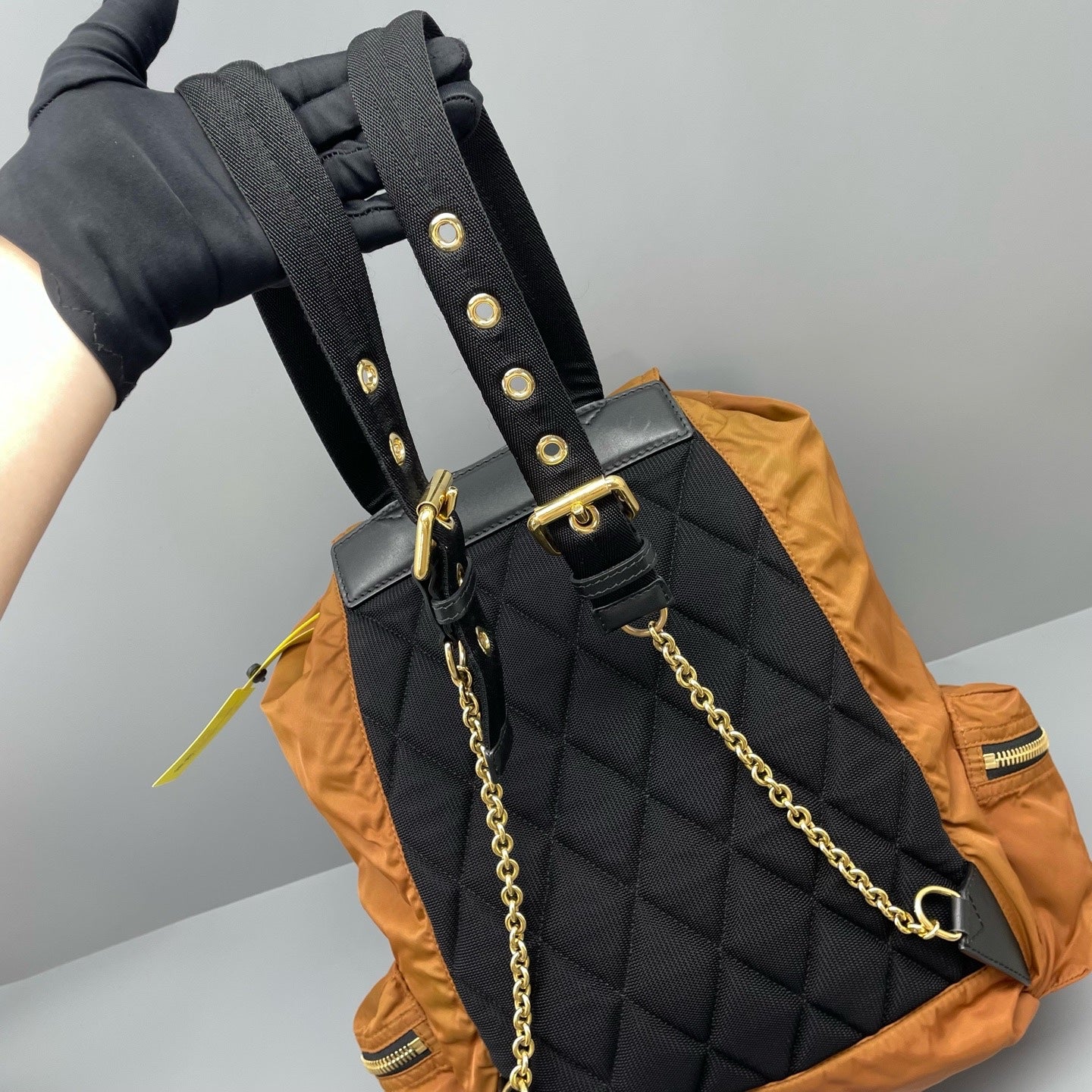 Burberry Cordura Brown Backpack