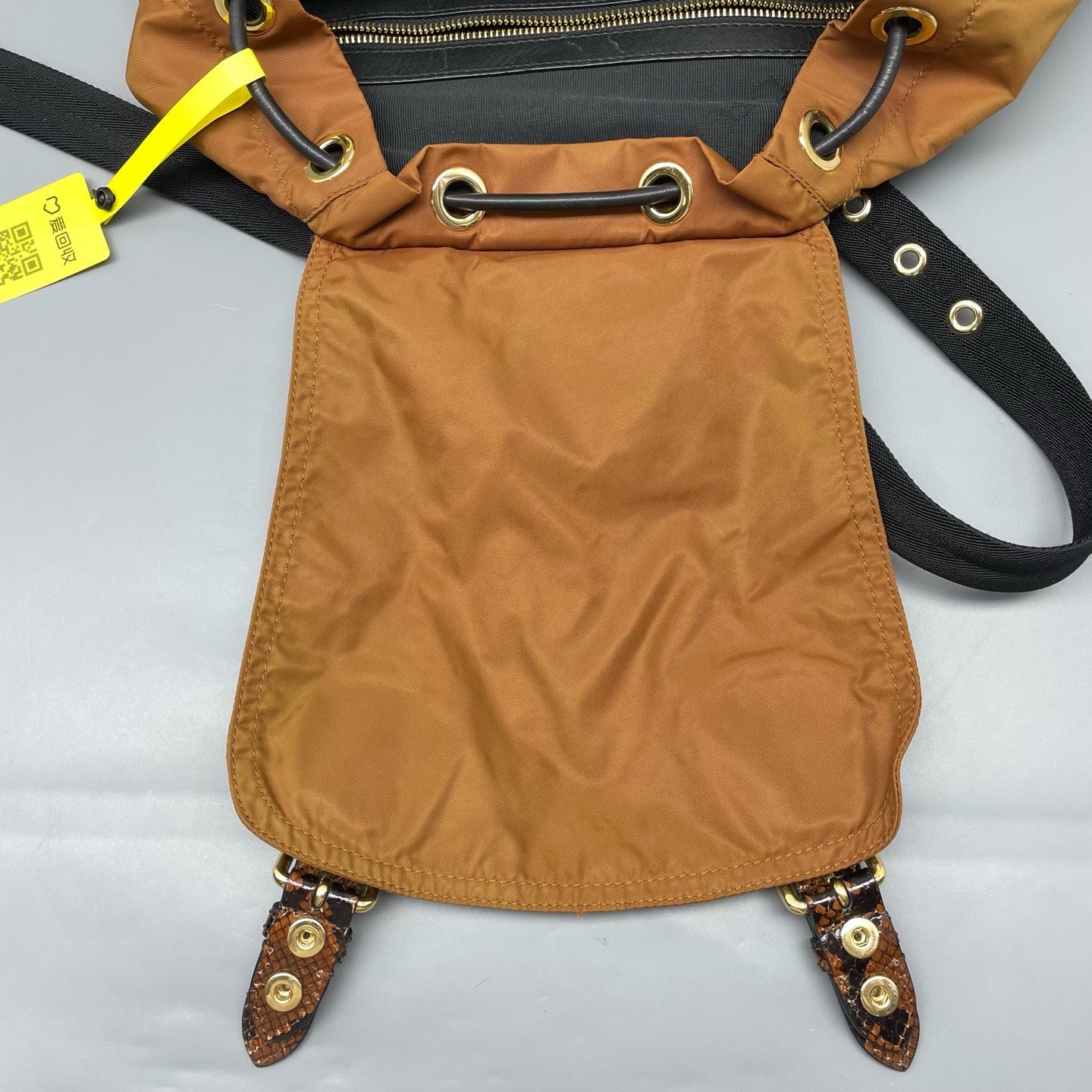 Burberry Cordura Brown Backpack