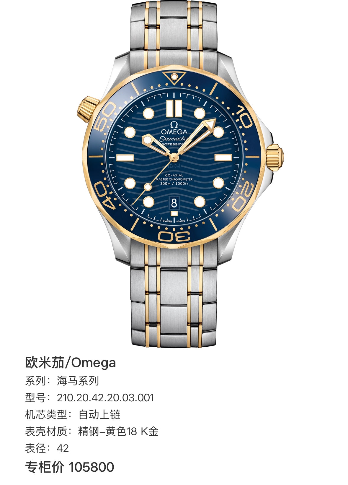 Omega Seahorse Series 42 210.20.42.20.03.001