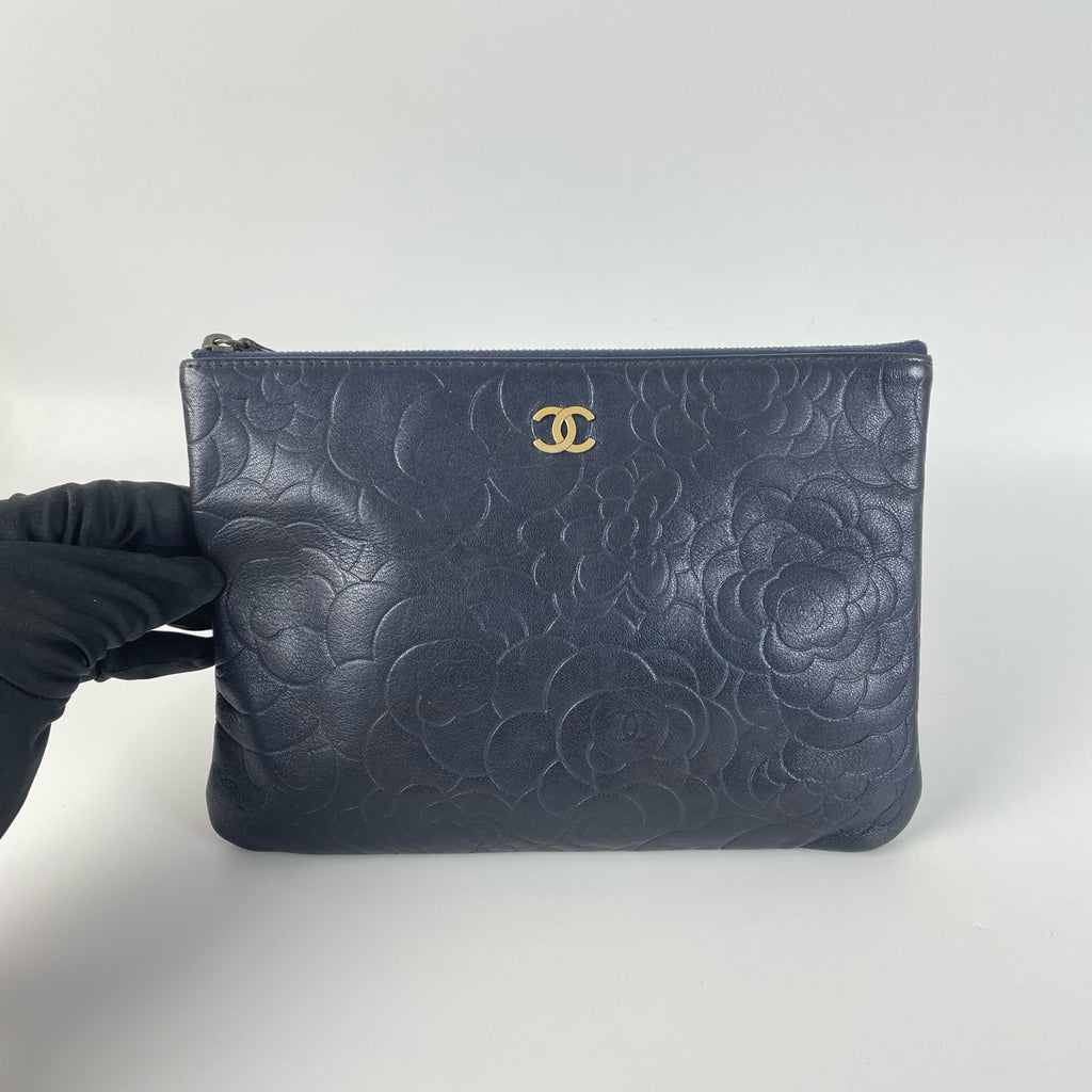 Chanel Blue Clutch
