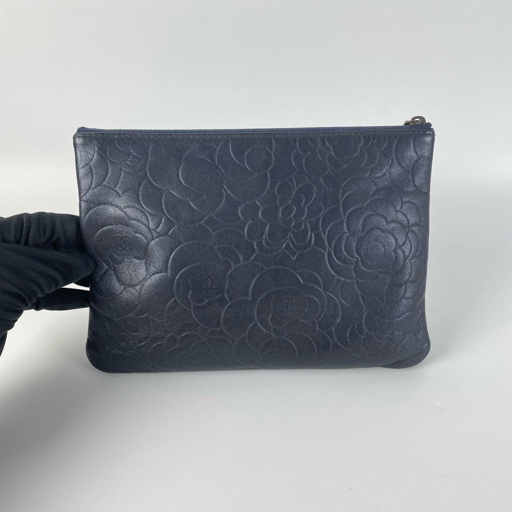 Chanel Blue Clutch