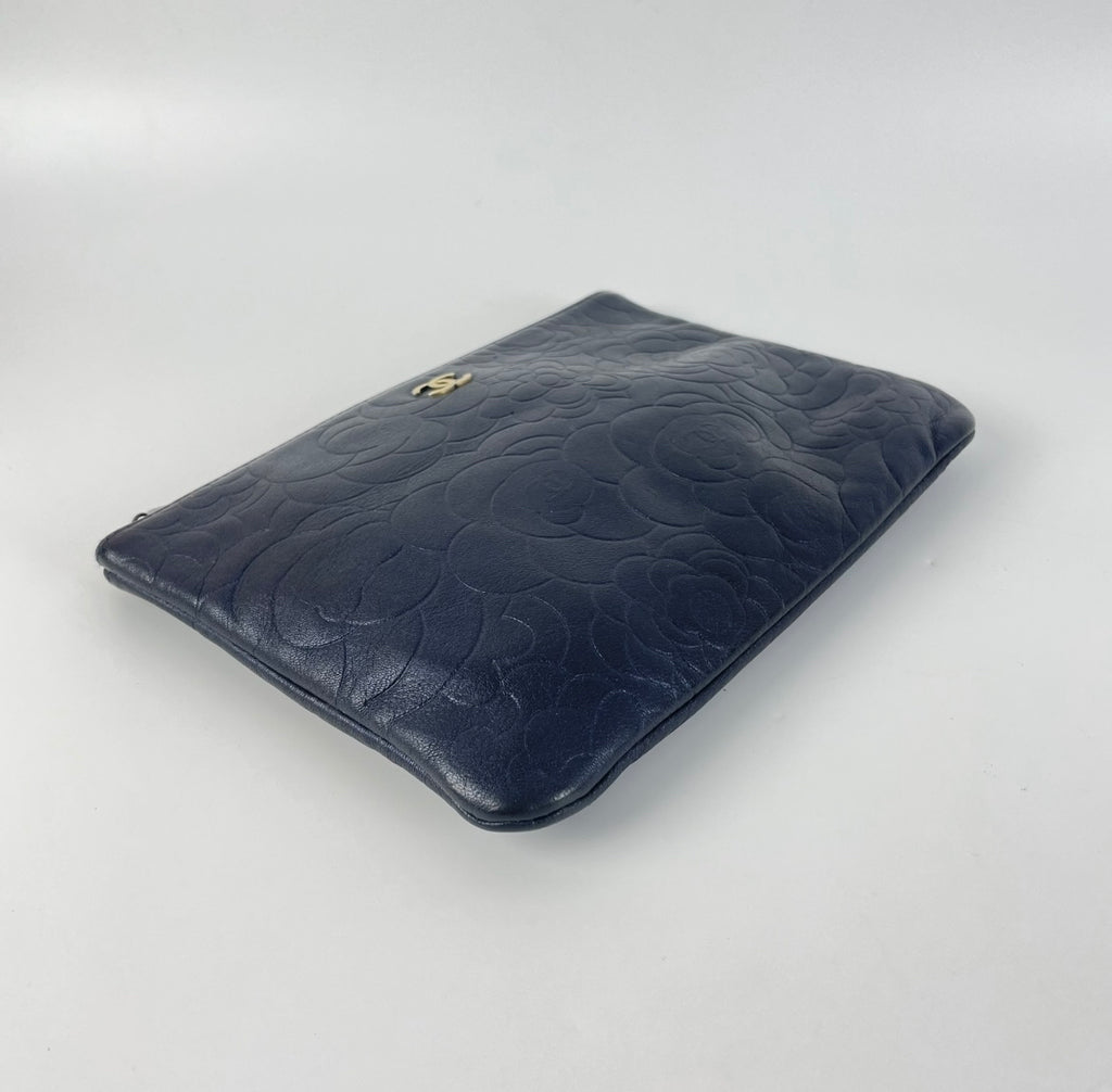 Chanel Blue Clutch