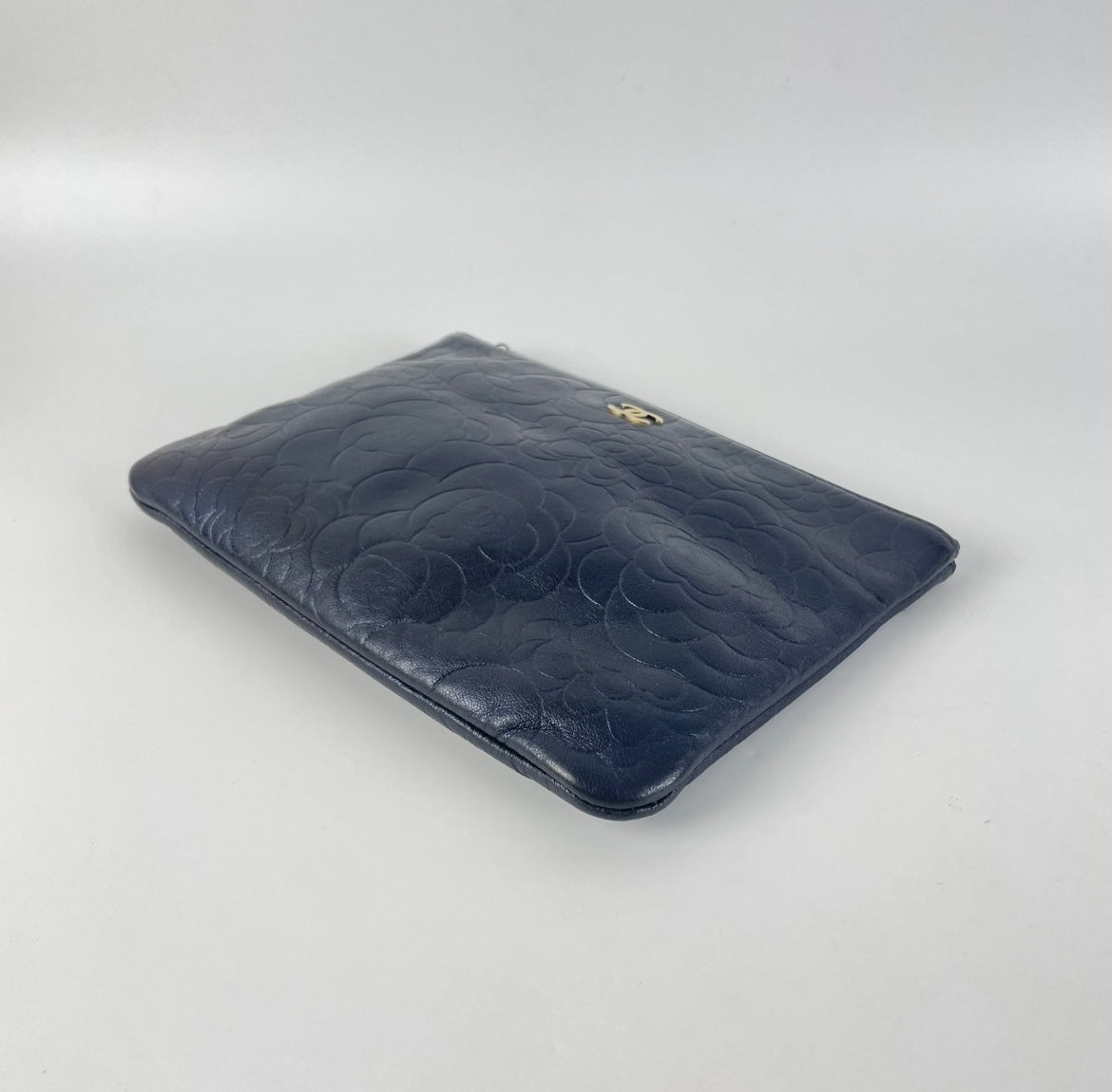 Chanel Blue Clutch