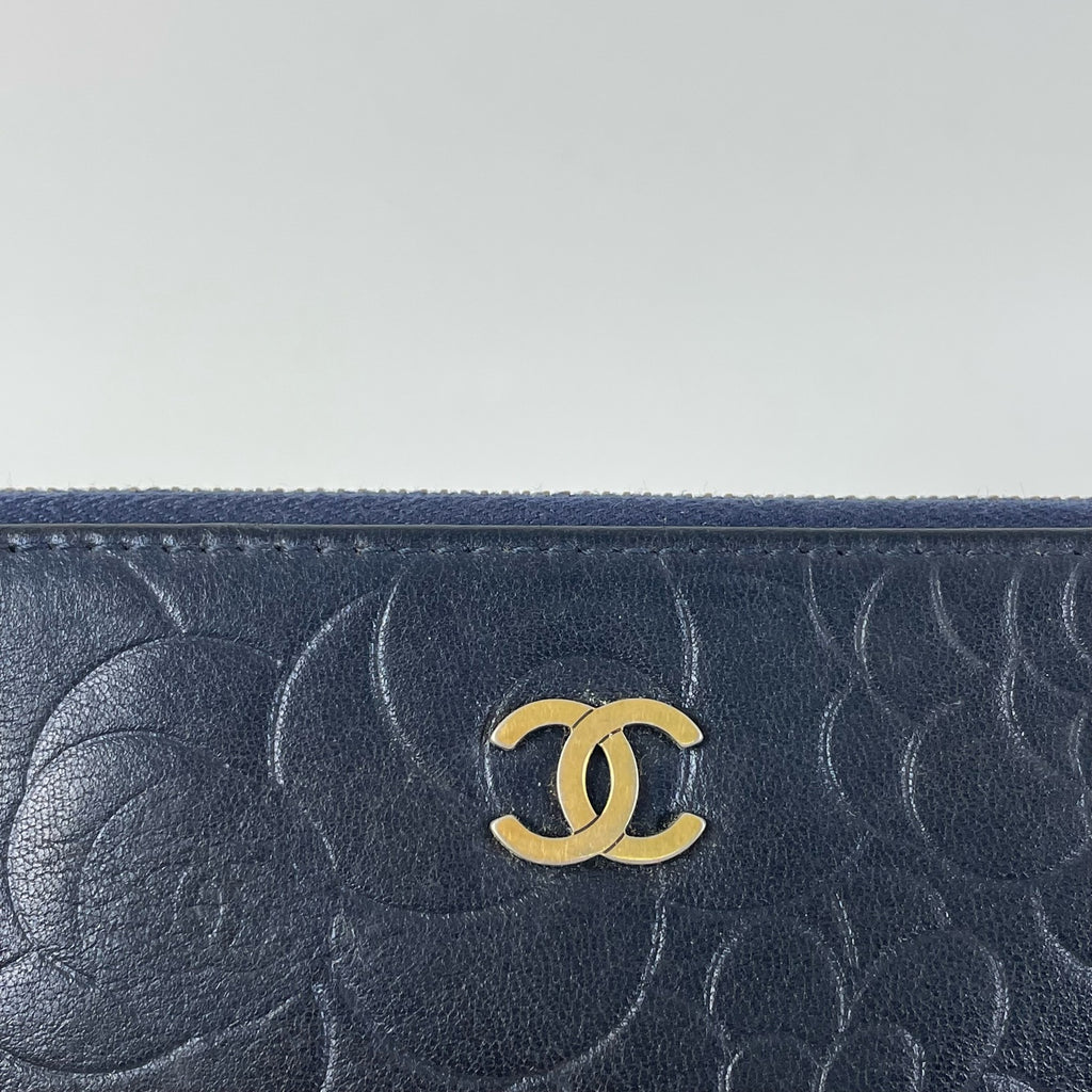 Chanel Blue Clutch