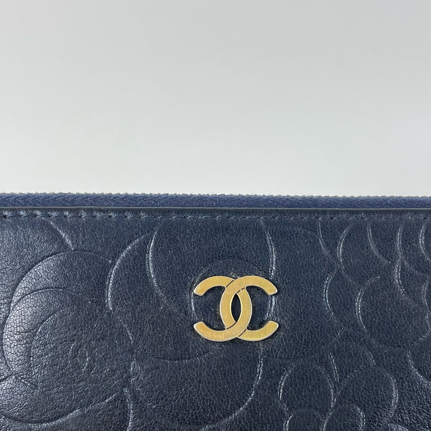 Chanel Blue Clutch
