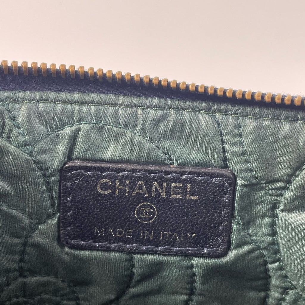 Chanel Blue Clutch