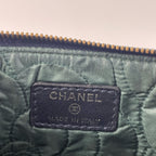 Chanel Blue Clutch