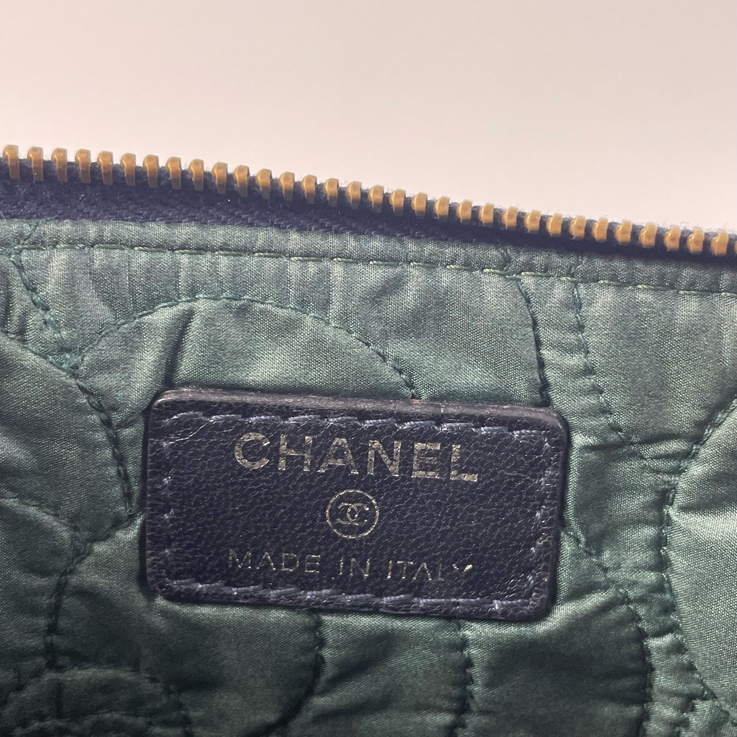 Chanel Blue Clutch