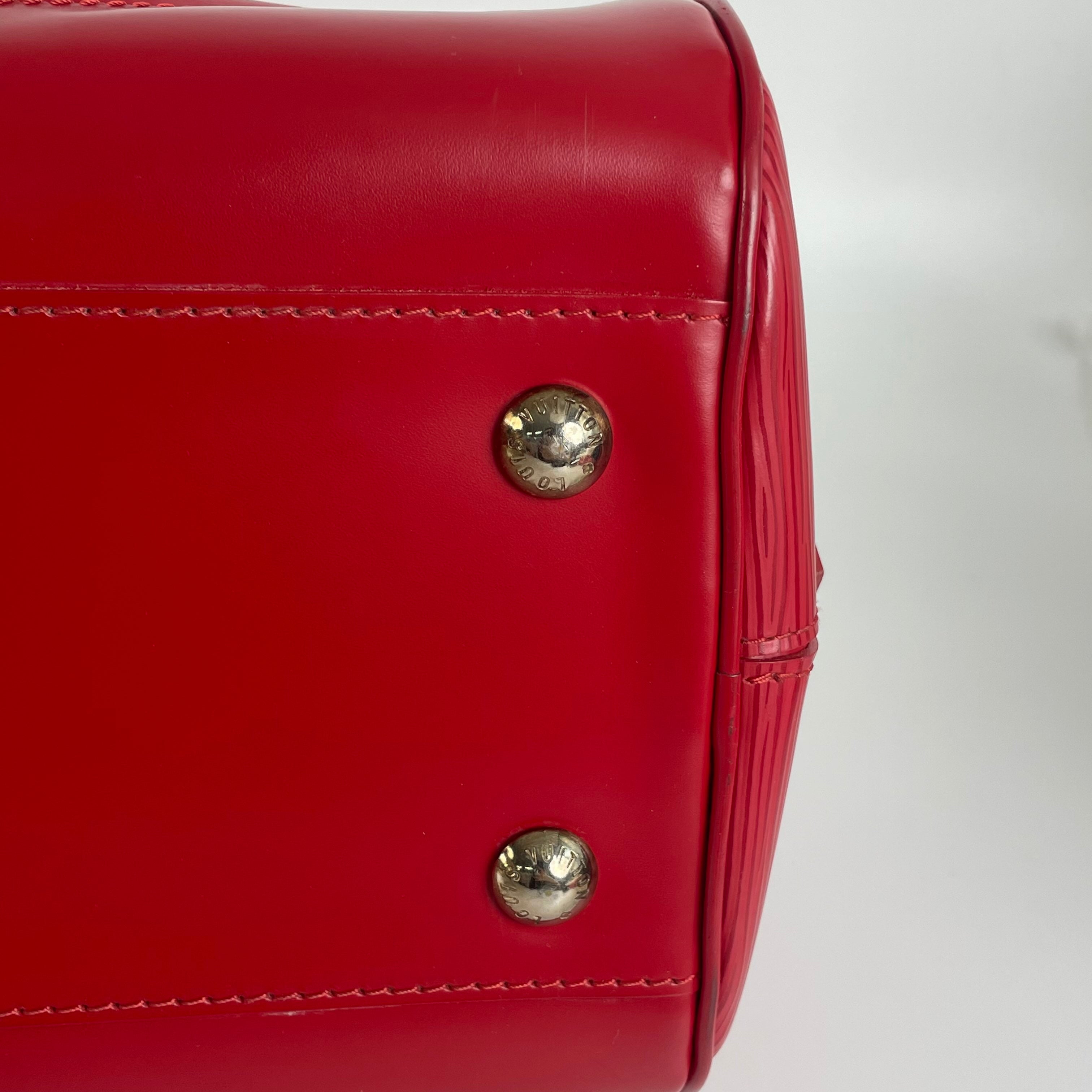 Louis Vuitton Red Satchel