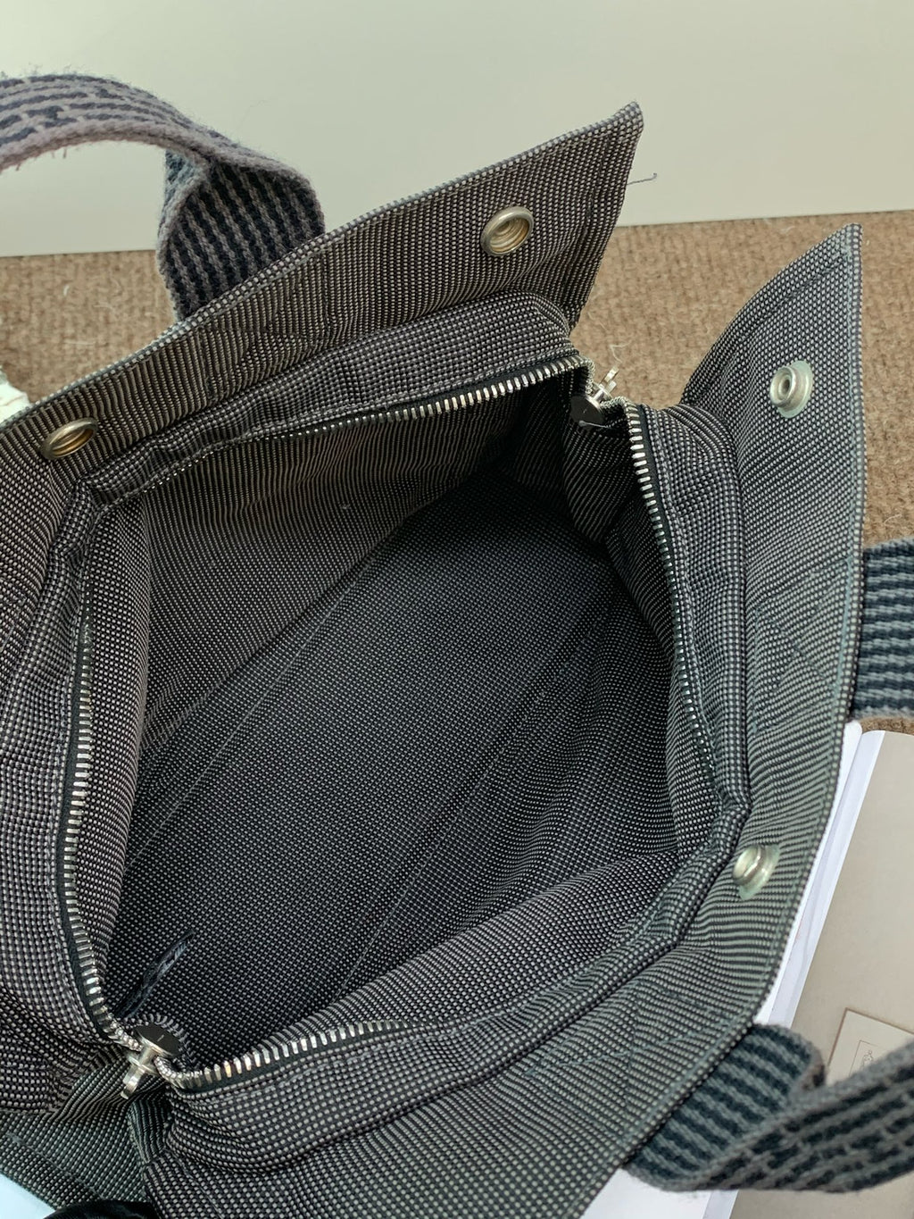 Hermes Canvas Satchel