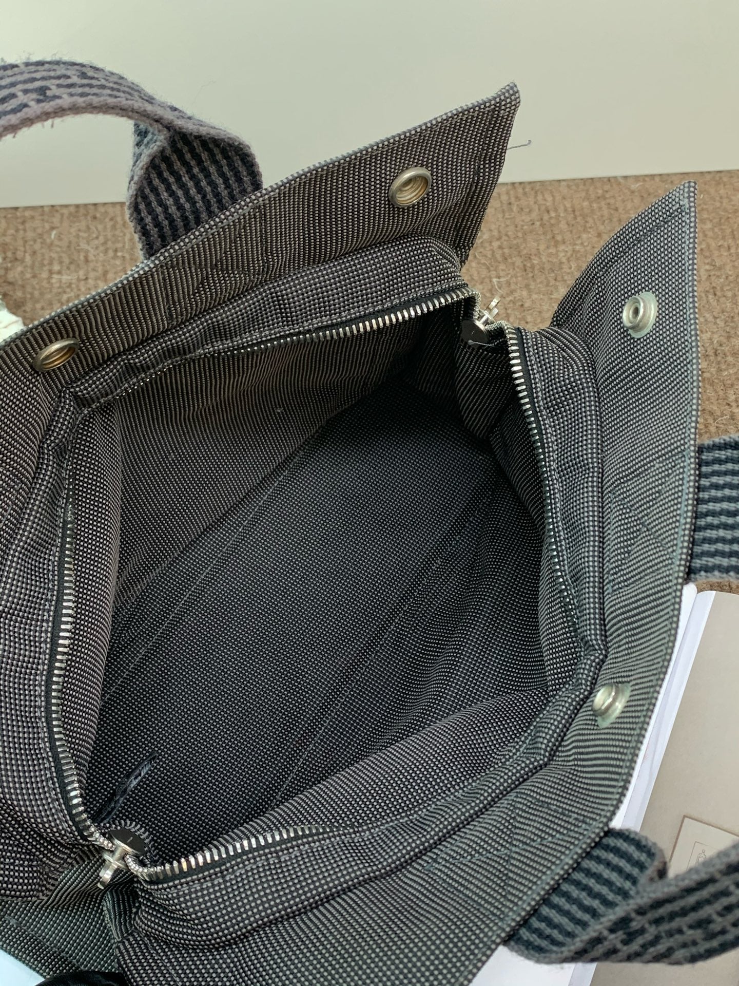 Hermes Canvas Satchel