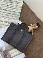 Hermes Canvas Satchel