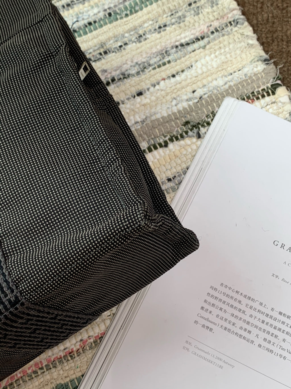 Hermes Canvas Satchel