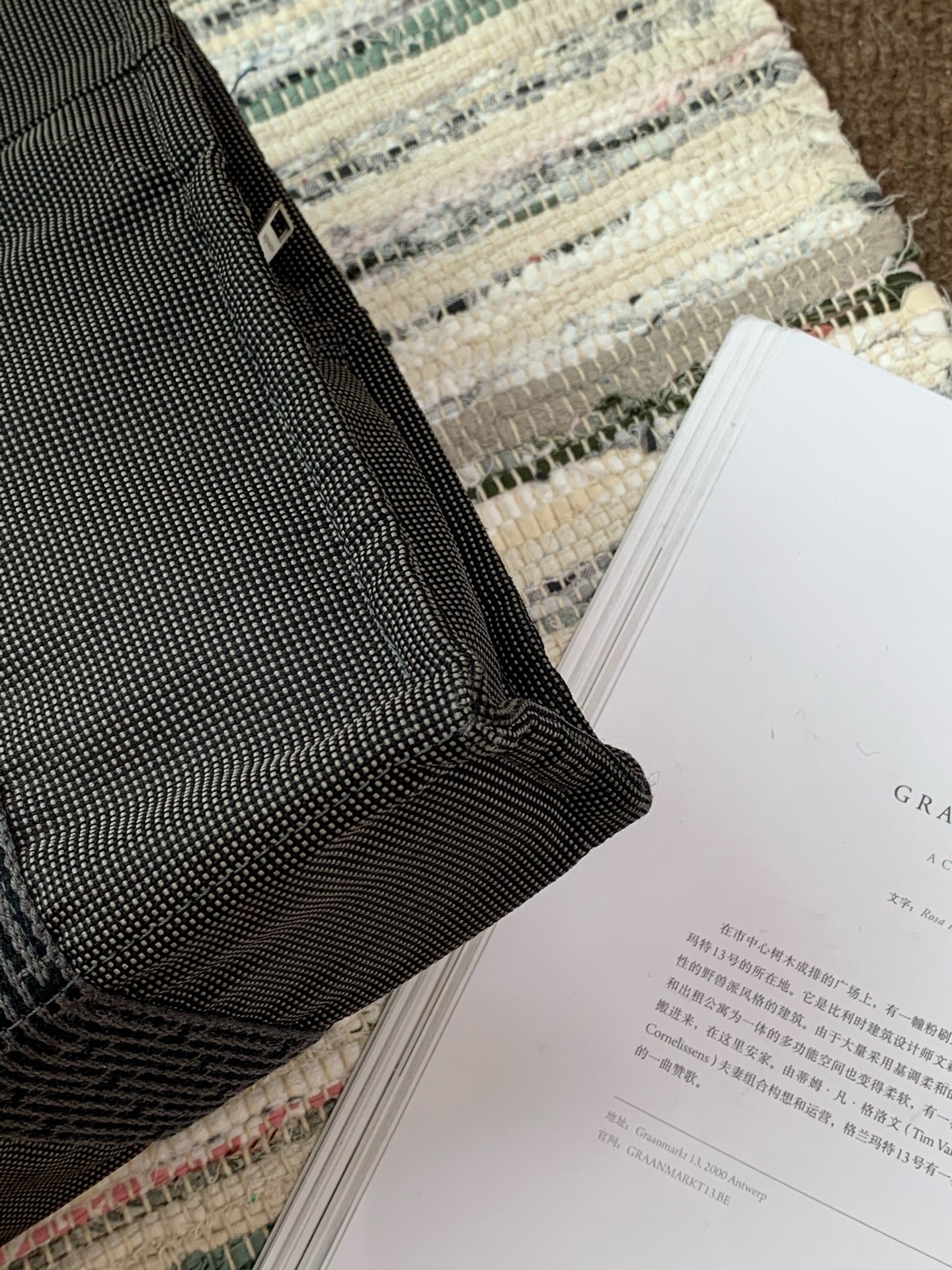 Hermes Canvas Satchel