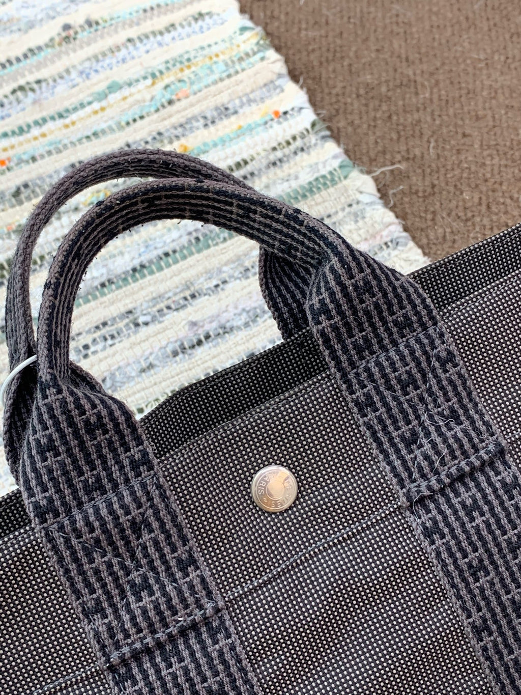 Hermes Canvas Satchel