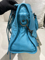 Balenciaga CITY Blue Shoulder Bag 115748-D94JT-4230