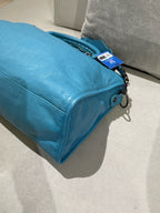 Balenciaga CITY Blue Shoulder Bag 115748-D94JT-4230