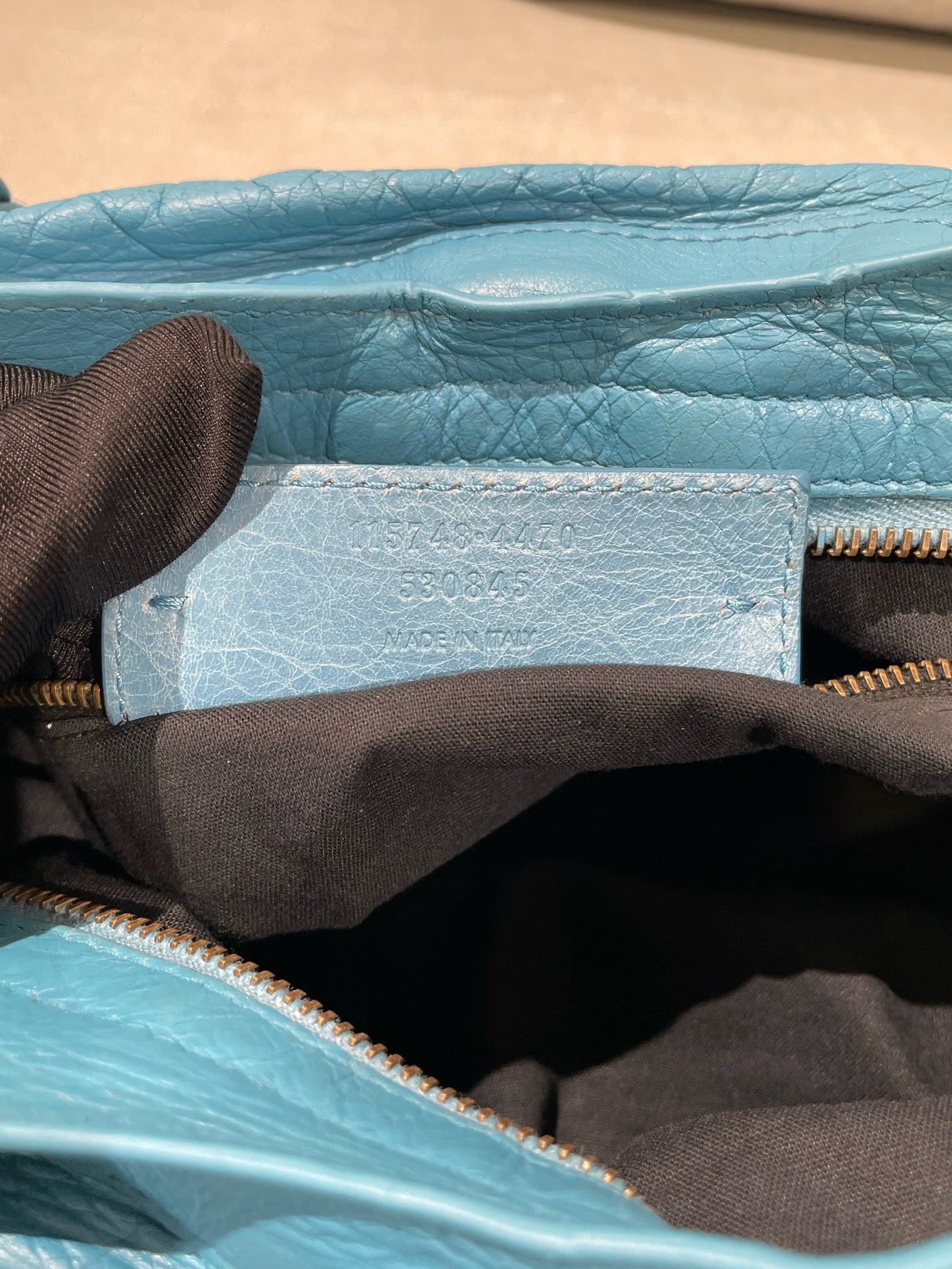 Balenciaga CITY Blue Shoulder Bag 115748-D94JT-4230