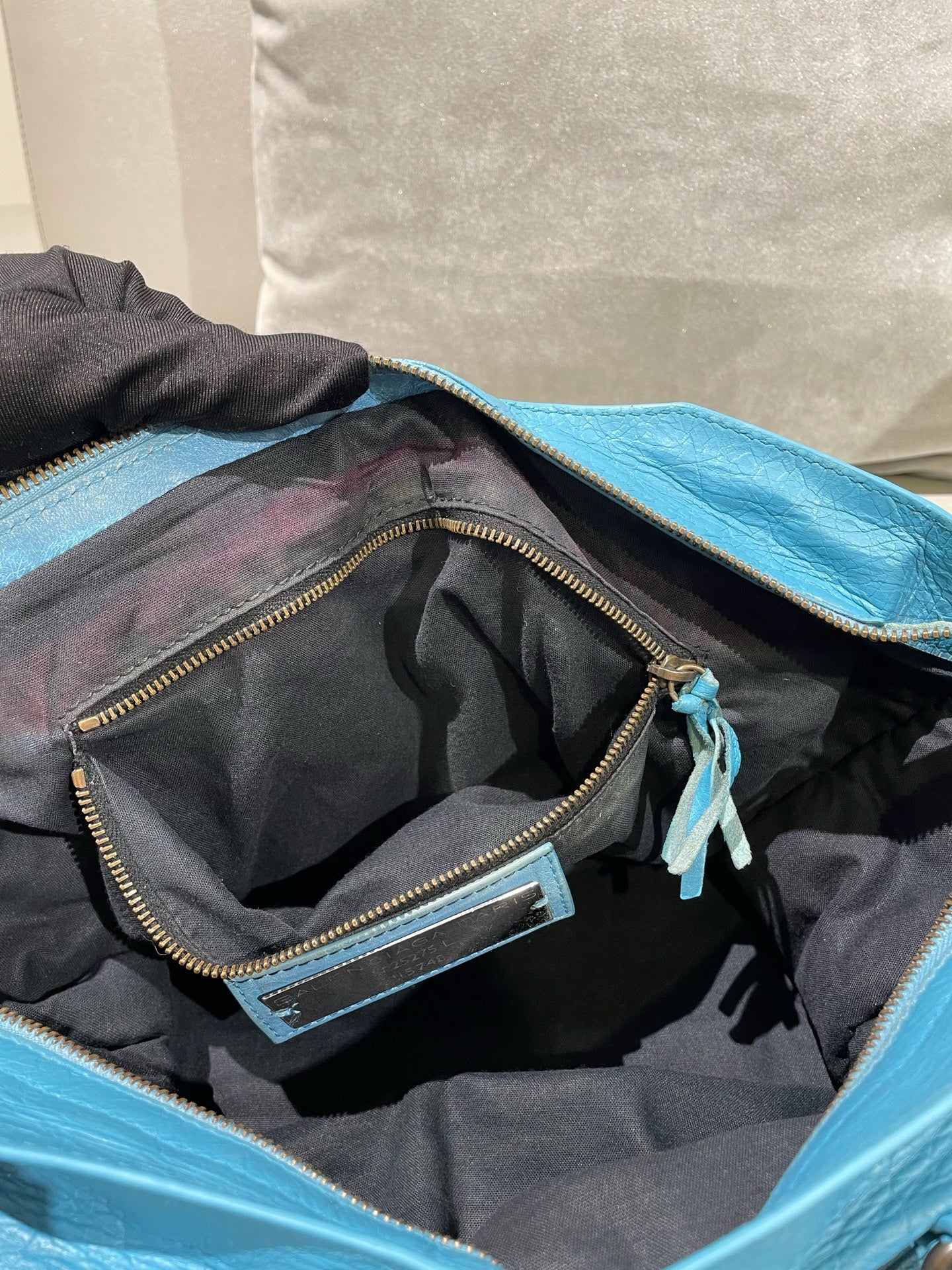 Balenciaga CITY Blue Shoulder Bag 115748-D94JT-4230