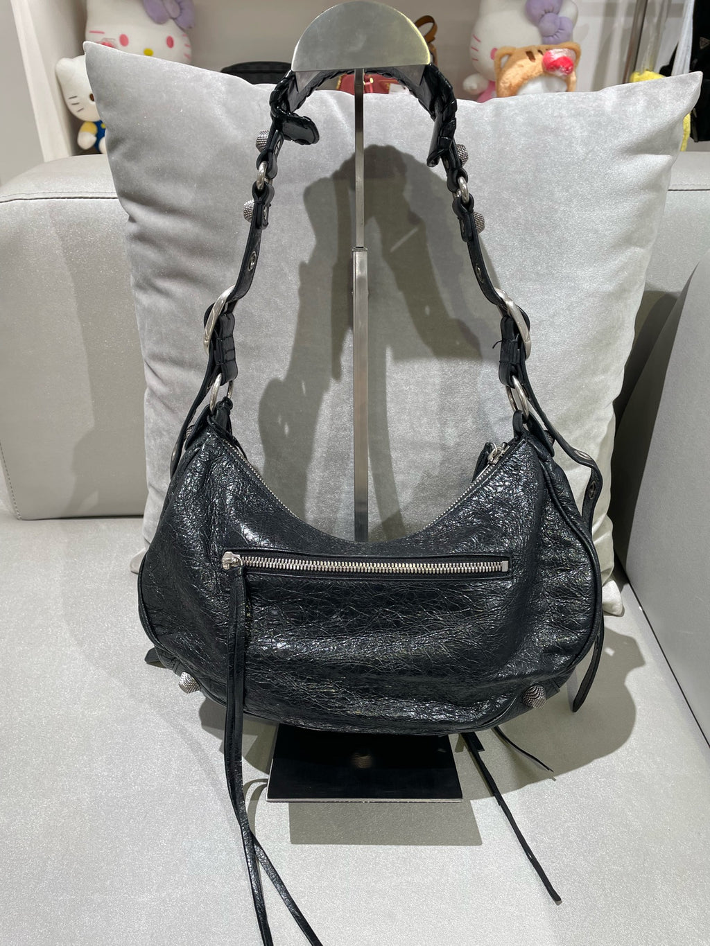 Balenciaga LE CAGOLE Black Shoulder Bag 6713071VG9Y1000