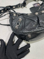 Balenciaga LE CAGOLE Black Shoulder Bag 6713071VG9Y1000