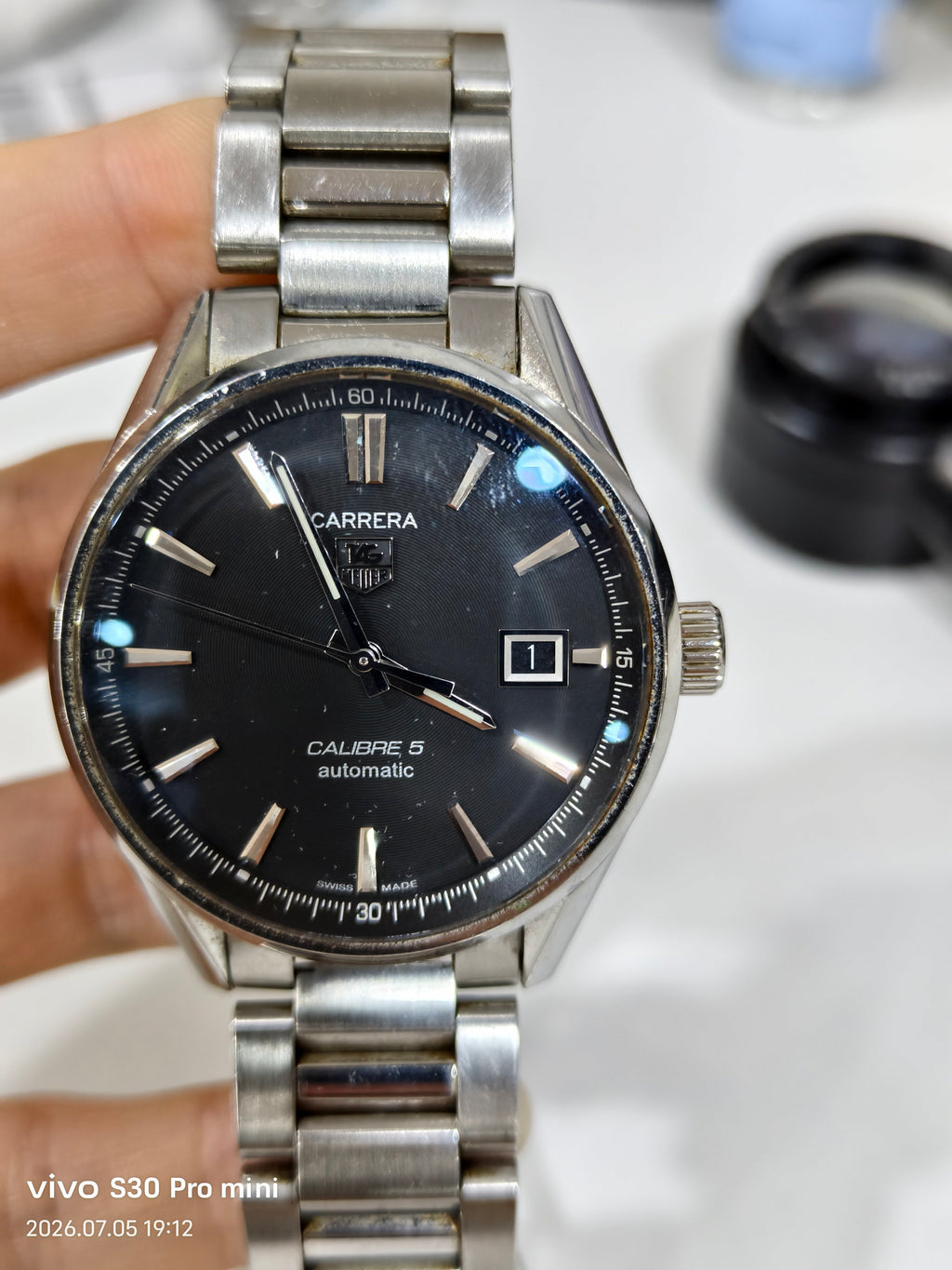 TAG Heuer Carayla Automatic (self-winding) watch 39 millimeters WAR211A.BA0782