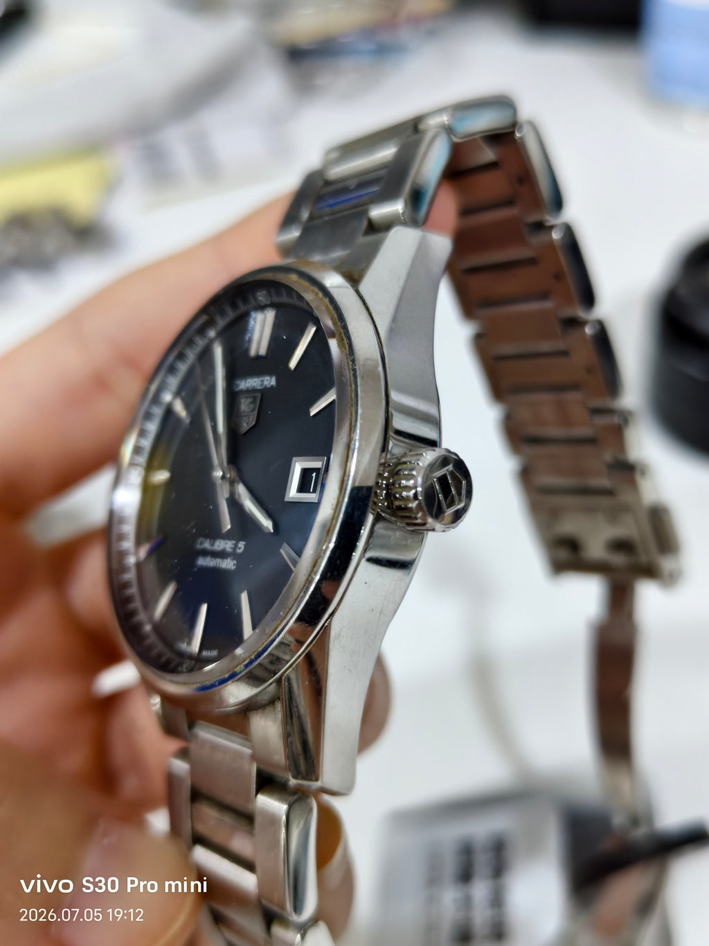TAG Heuer Carayla Automatic (self-winding) watch 39 millimeters WAR211A.BA0782