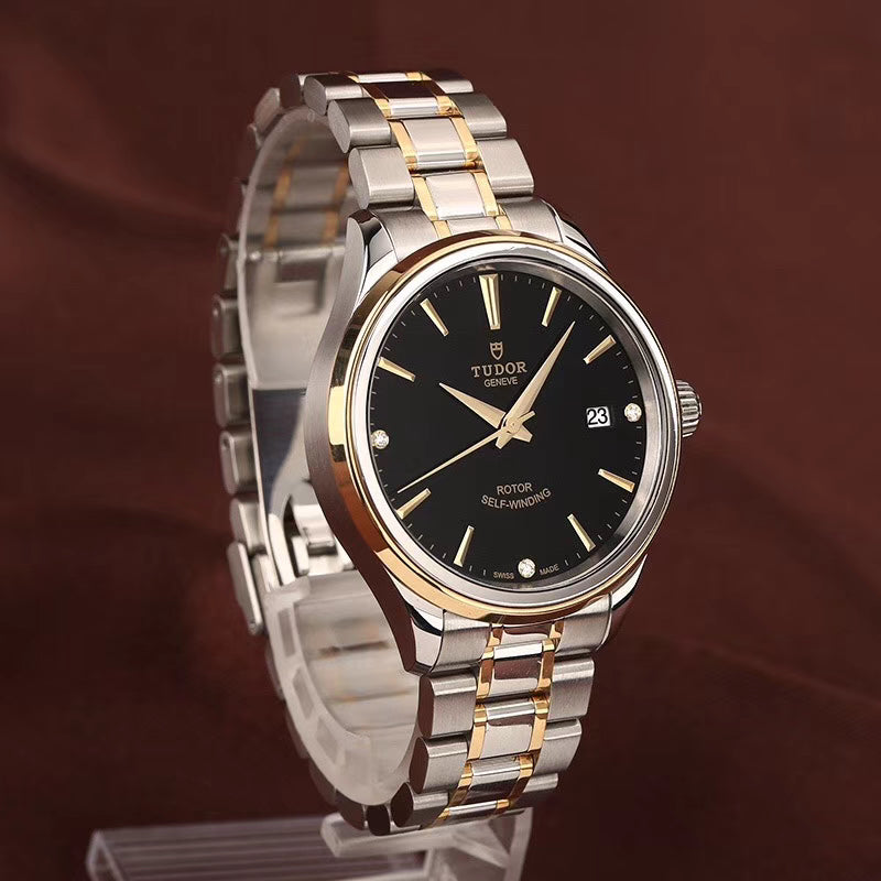 Tudor Fashion Series Black Automatic (self-winding) watch 38 millimeters m12503-0006