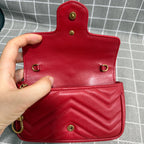 Gucci GG Marmont Collection Red 476433 DTDHT 6832
