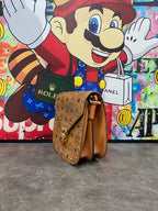 MCM Metal Saddle Bag