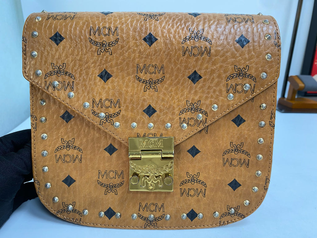 MCM Metal Saddle Bag