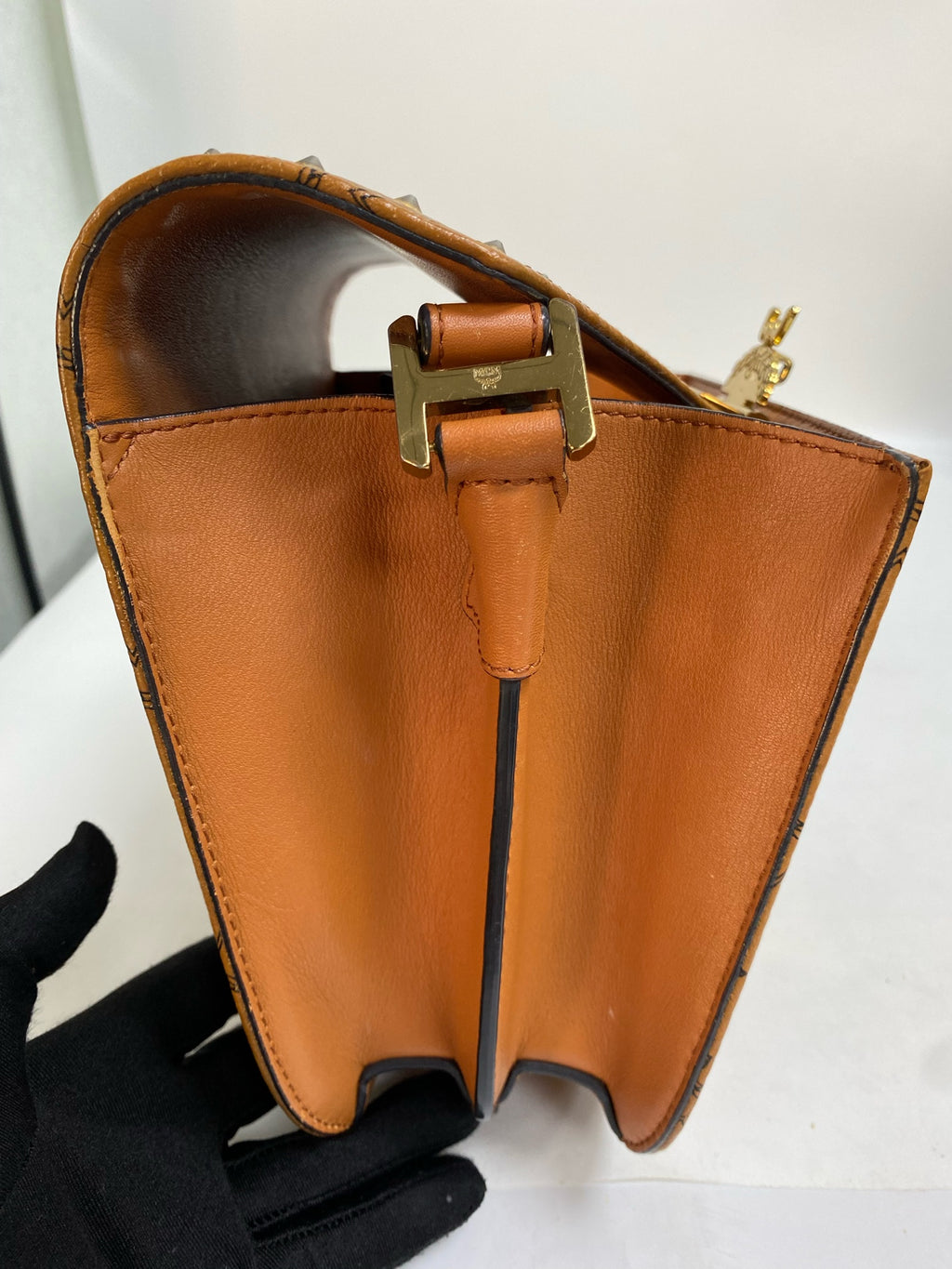 MCM Metal Saddle Bag