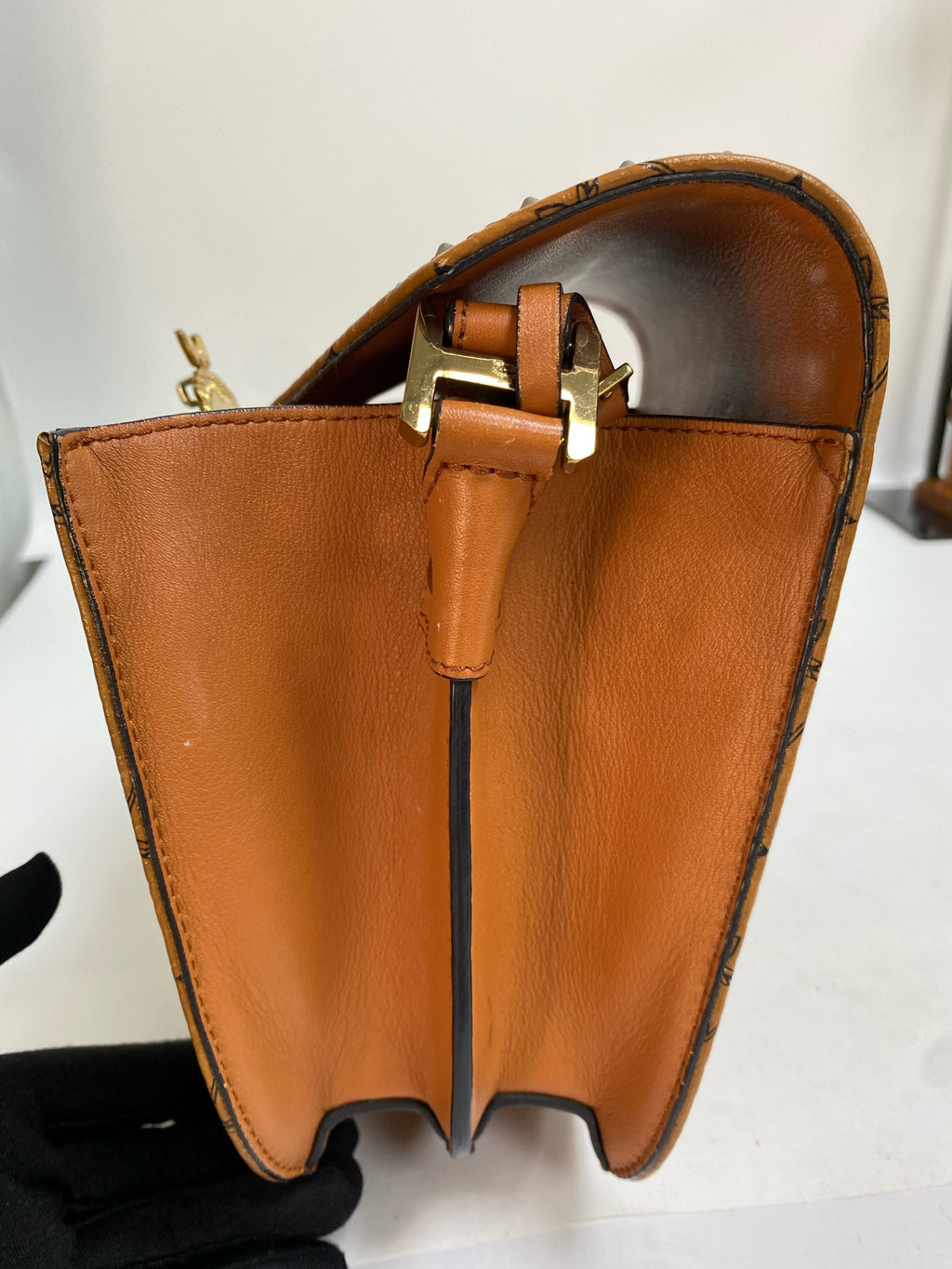 MCM Metal Saddle Bag