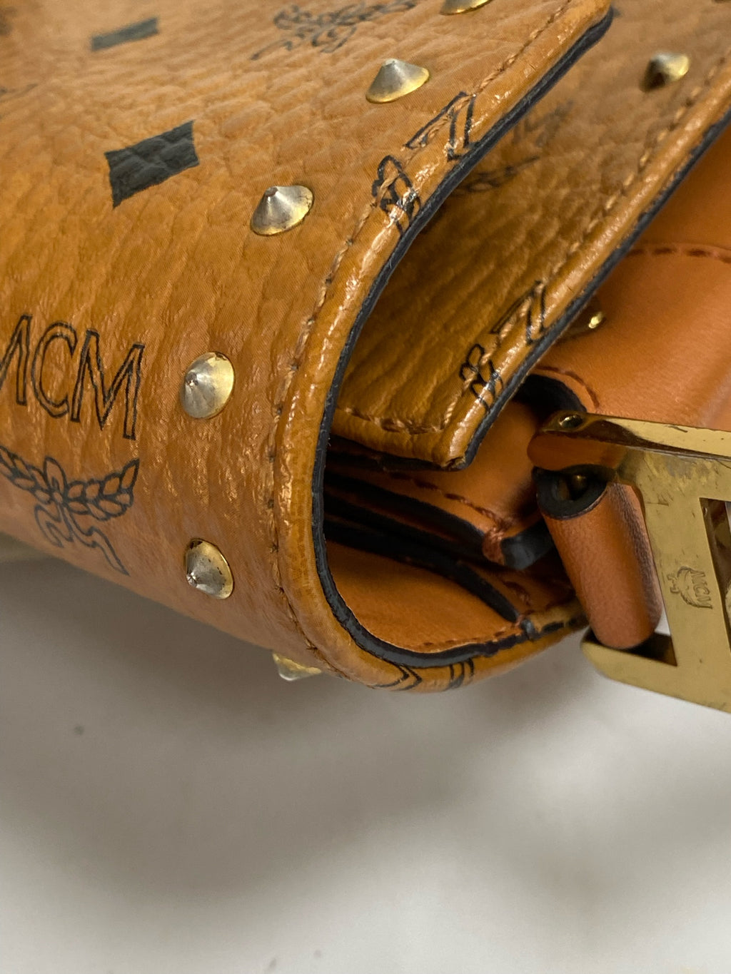 MCM Metal Saddle Bag