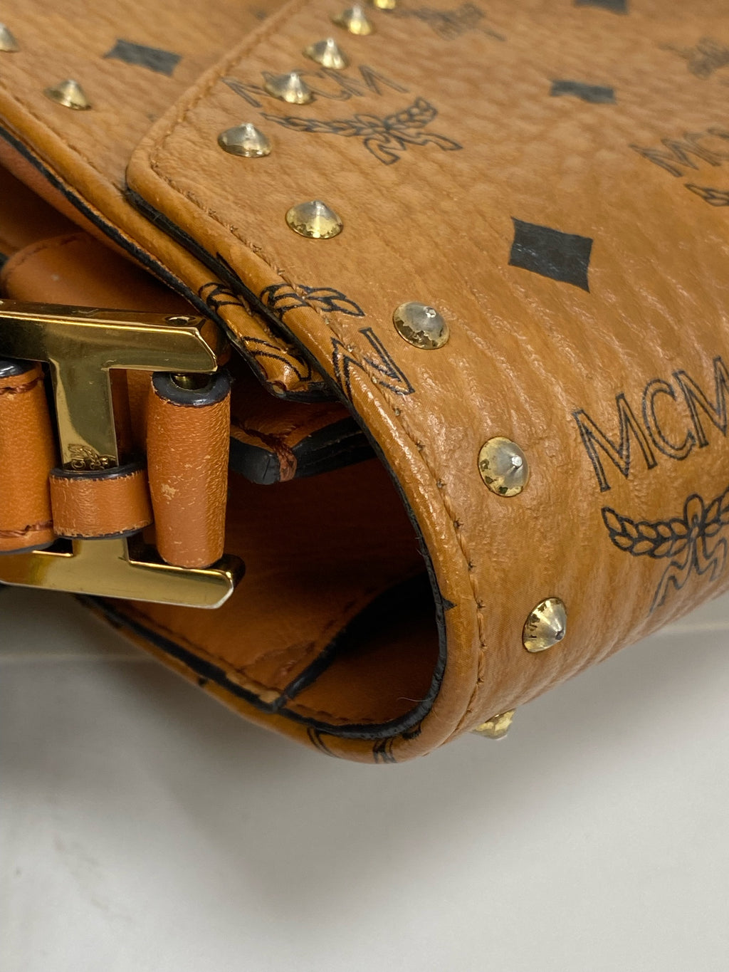 MCM Metal Saddle Bag