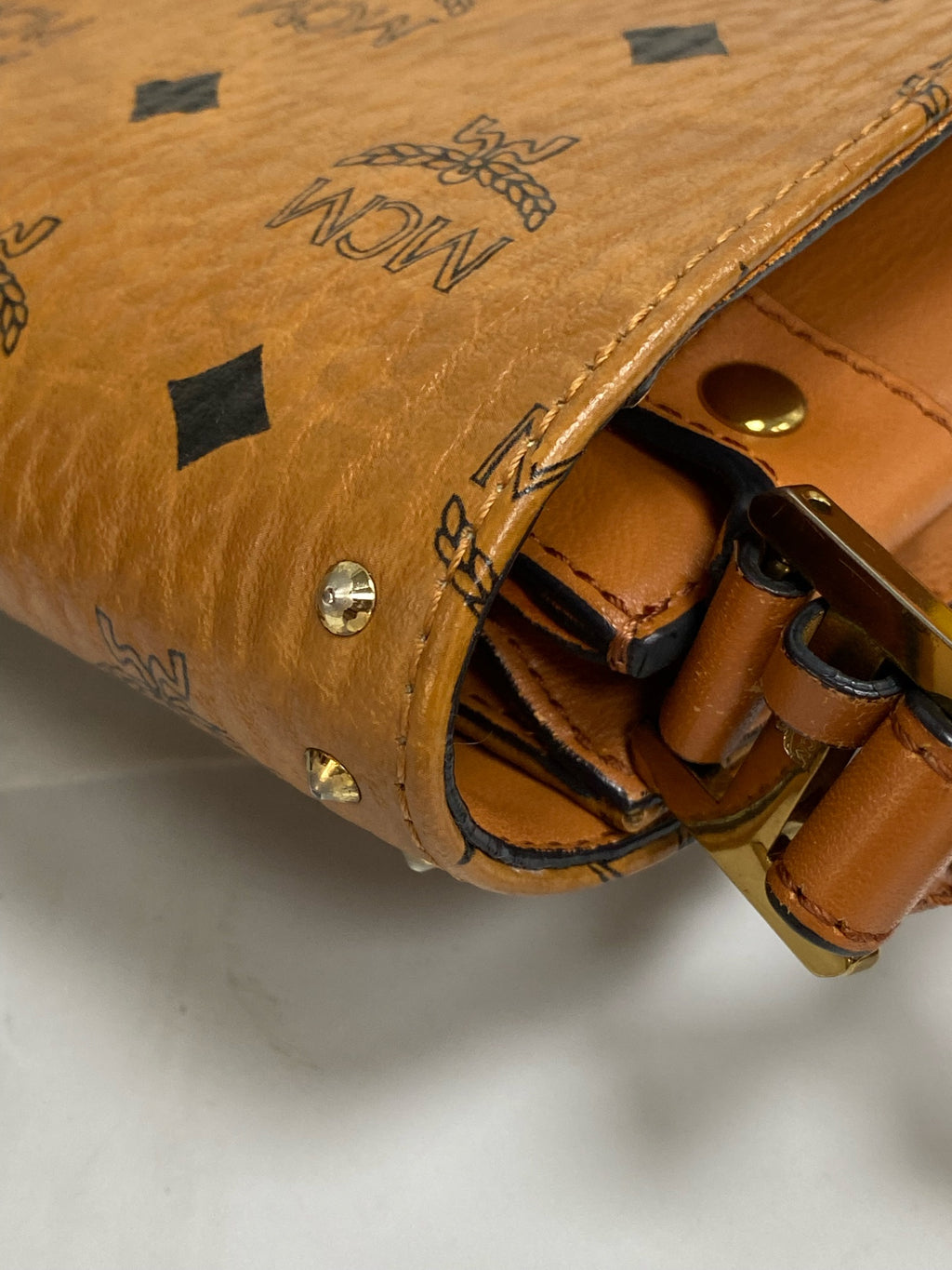 MCM Metal Saddle Bag