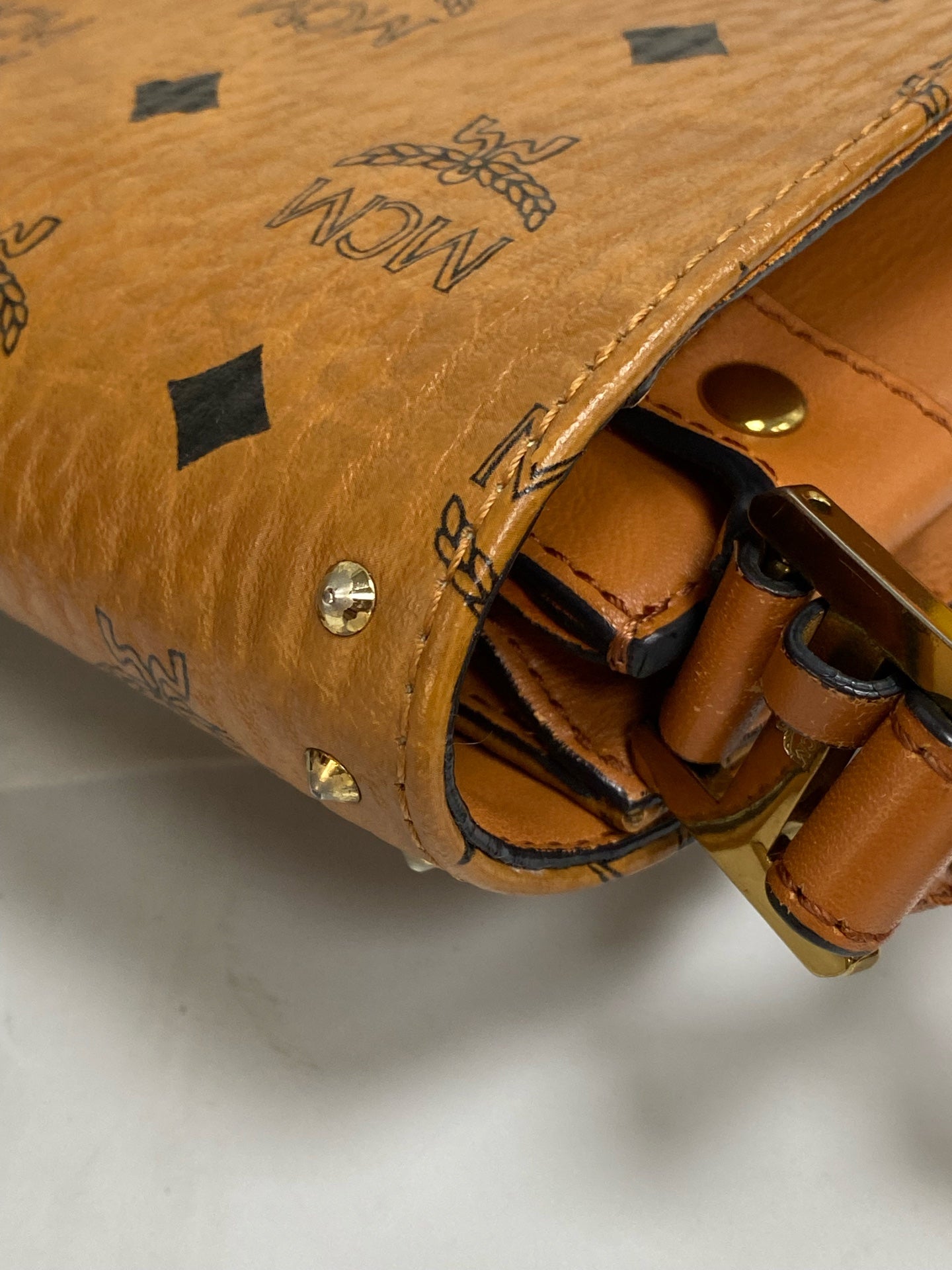 MCM Metal Saddle Bag