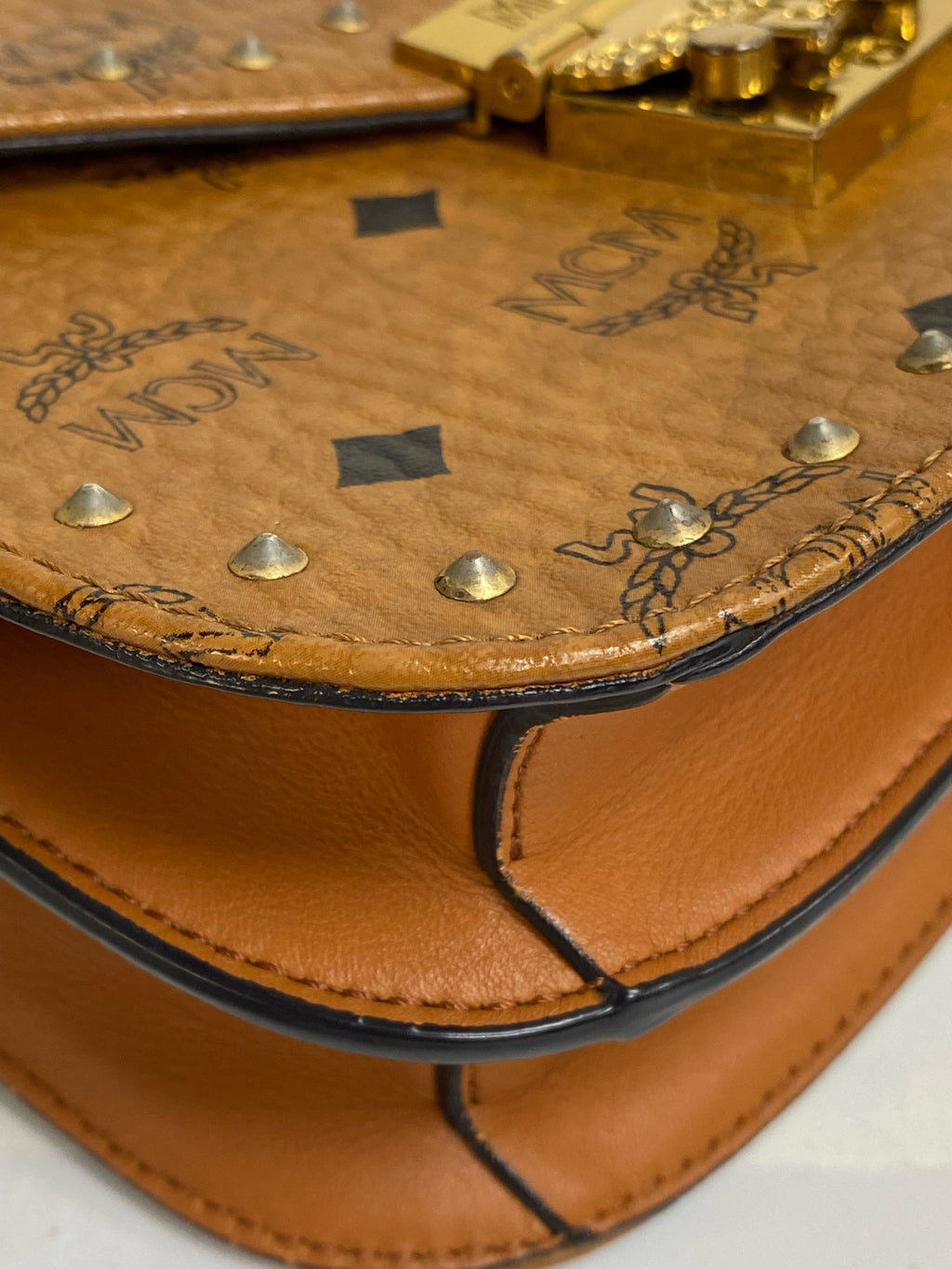 MCM Metal Saddle Bag