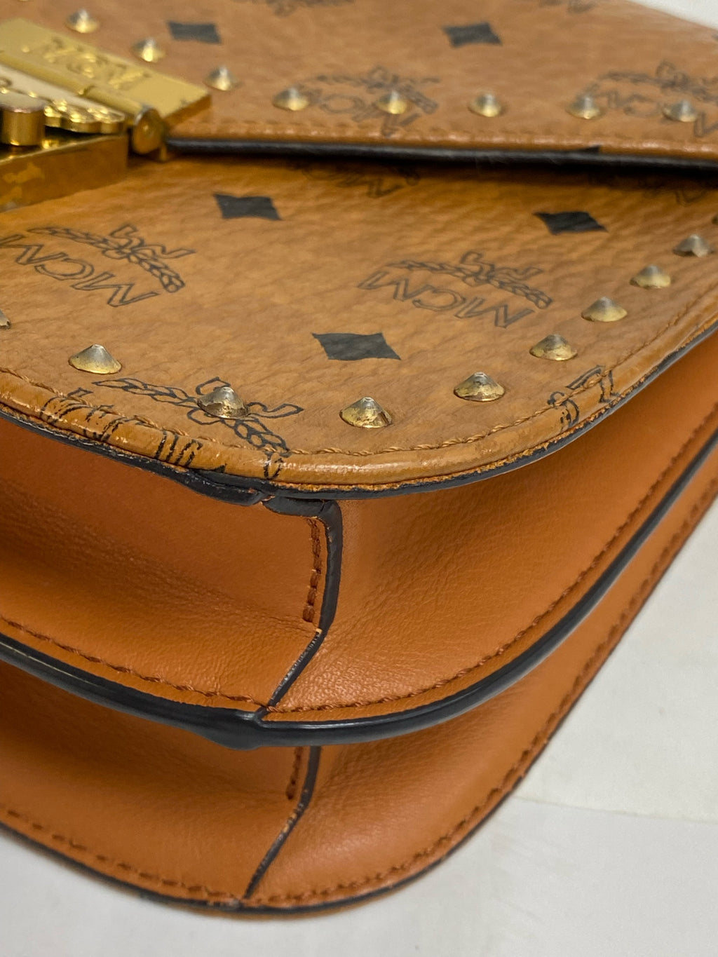 MCM Metal Saddle Bag