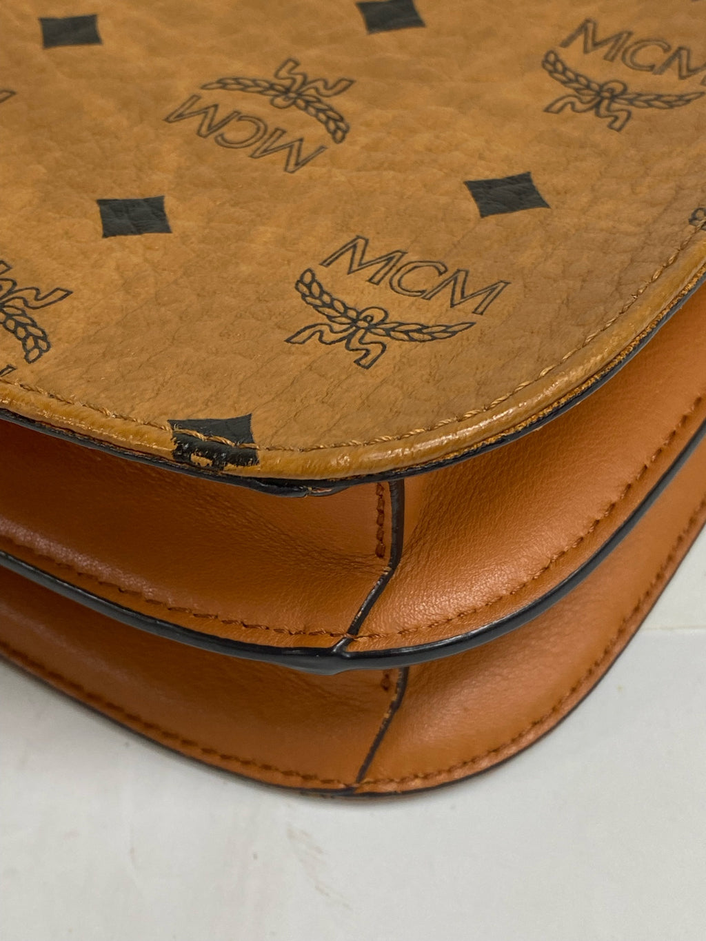 MCM Metal Saddle Bag