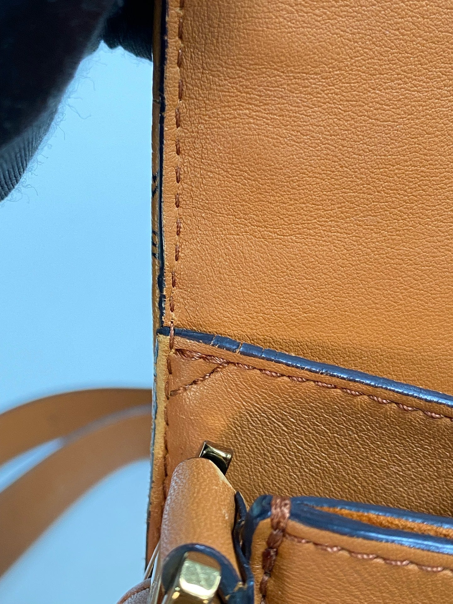 MCM Metal Saddle Bag