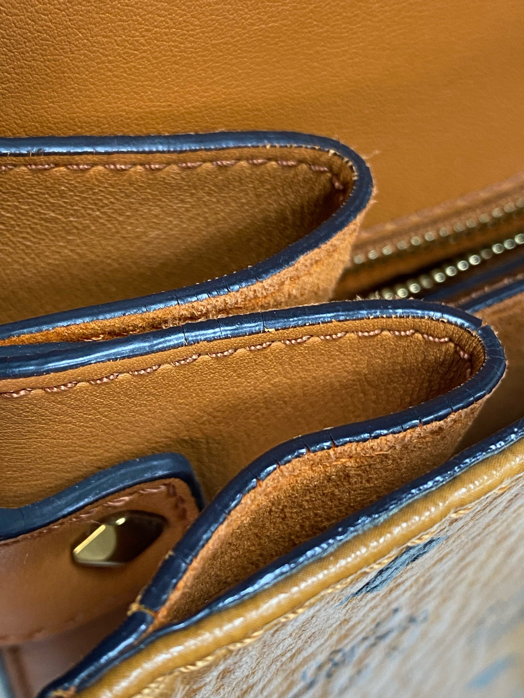 MCM Metal Saddle Bag