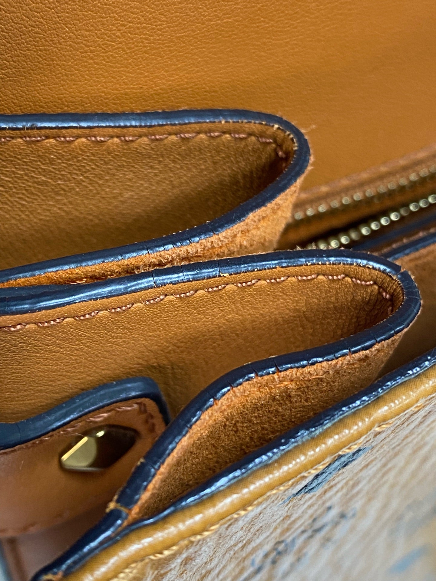 MCM Metal Saddle Bag