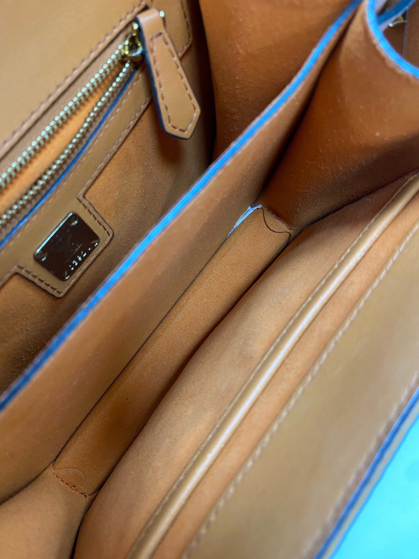 MCM Metal Saddle Bag