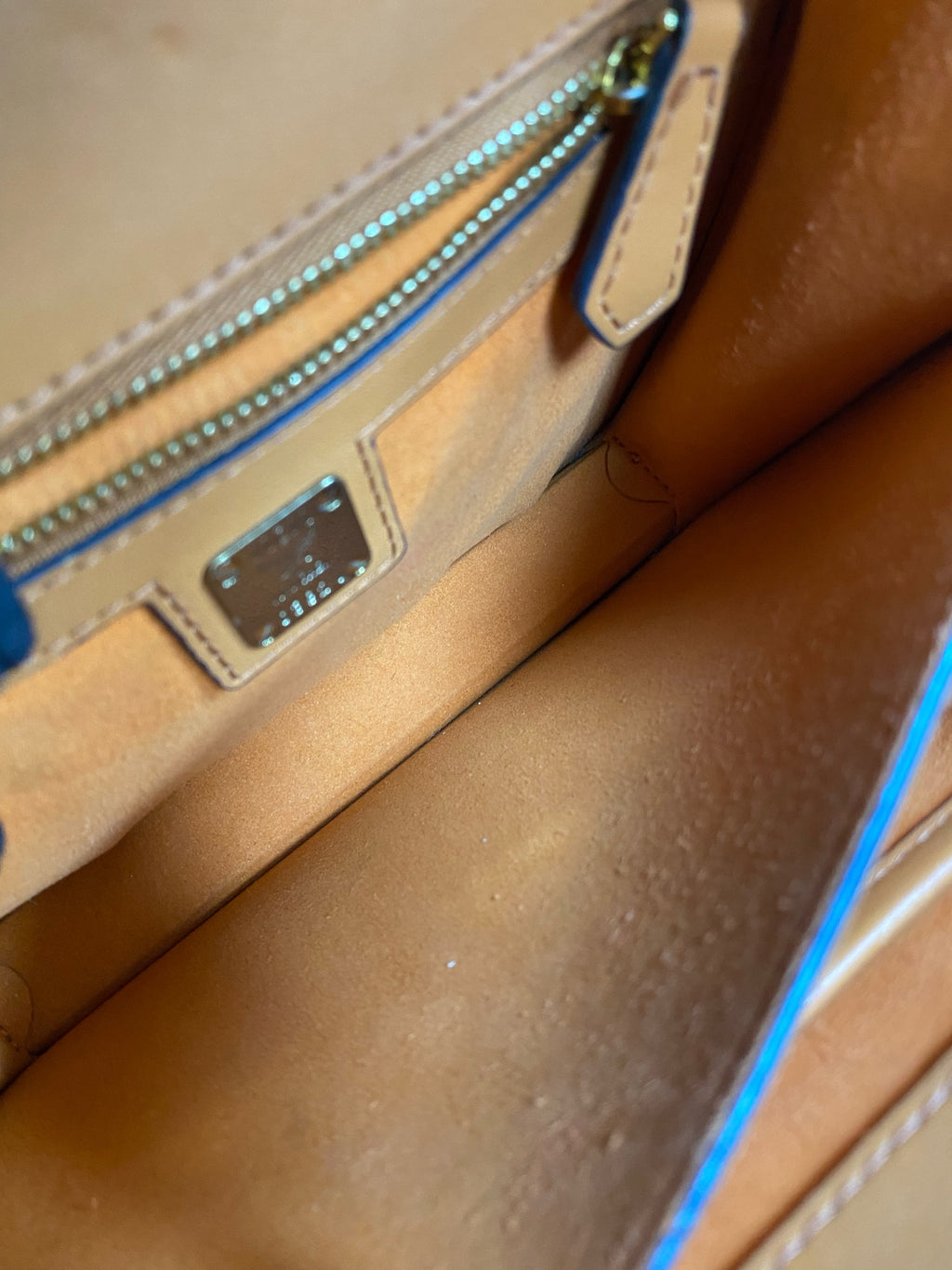 MCM Metal Saddle Bag