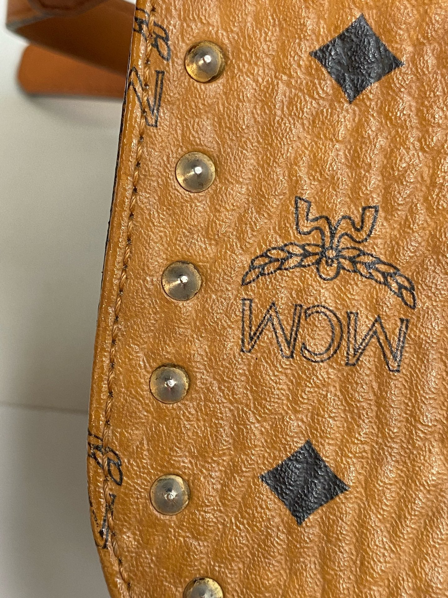 MCM Metal Saddle Bag