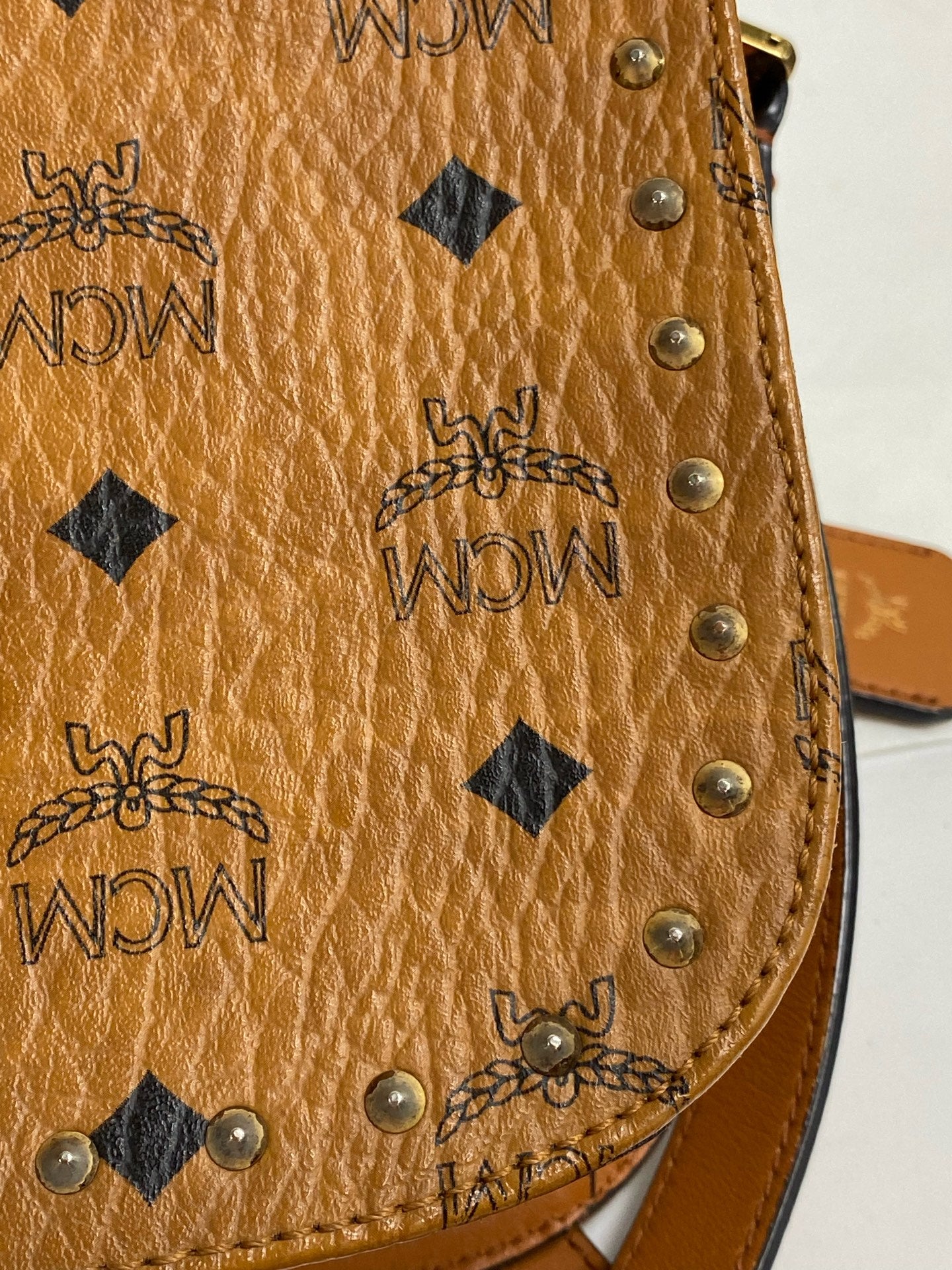 MCM Metal Saddle Bag