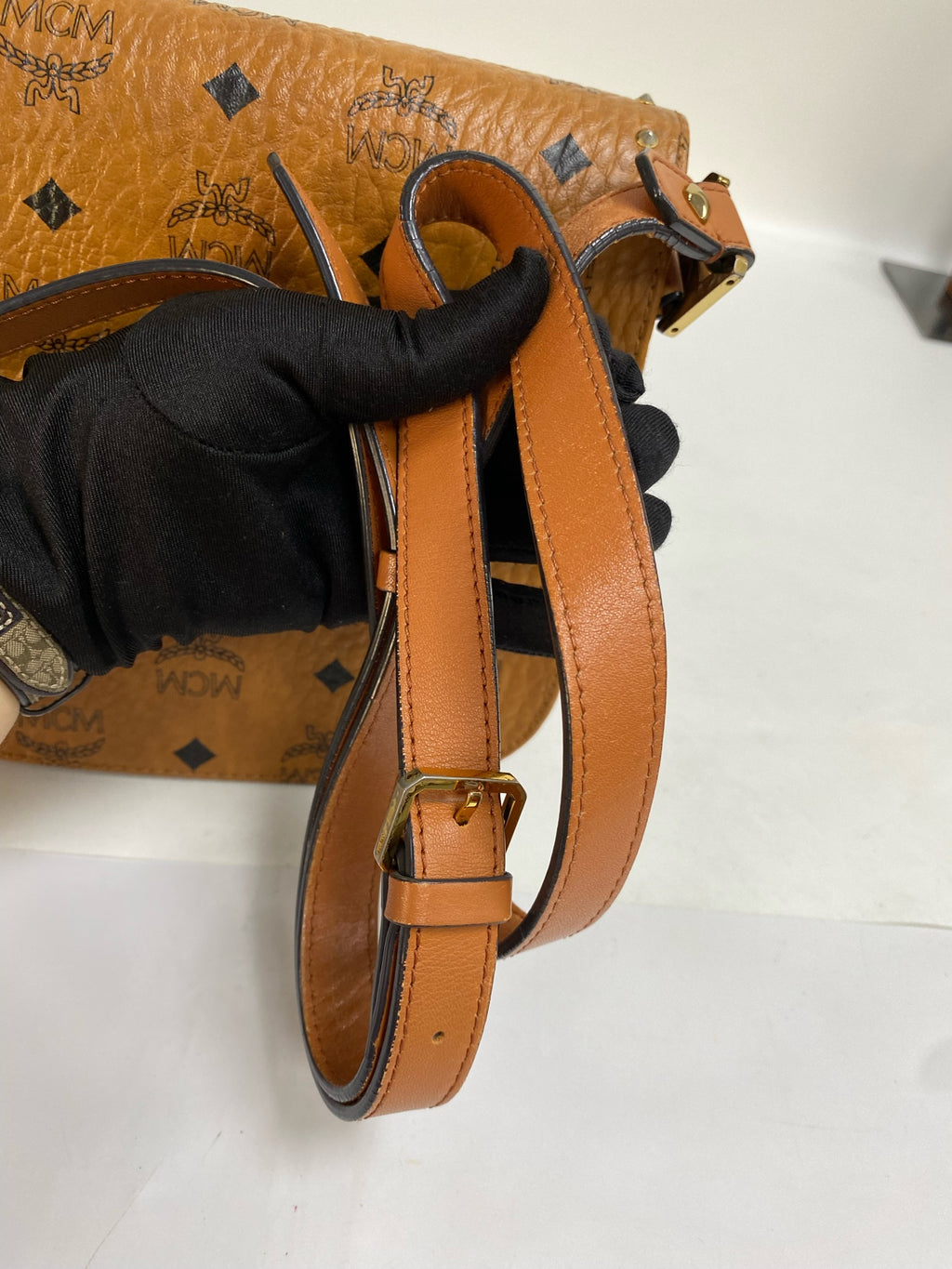 MCM Metal Saddle Bag