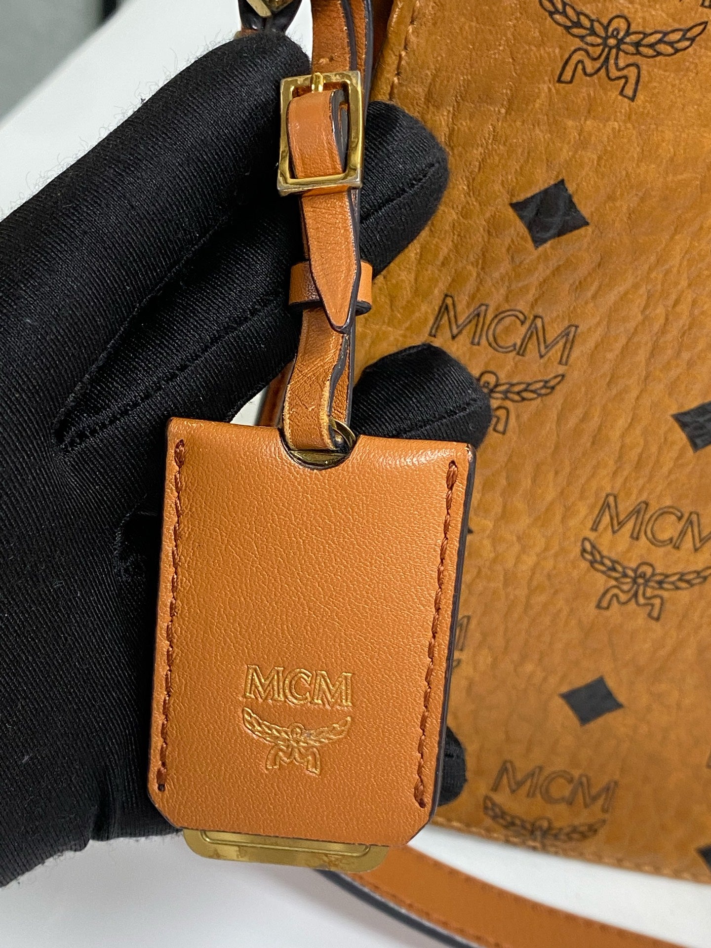 MCM Metal Saddle Bag