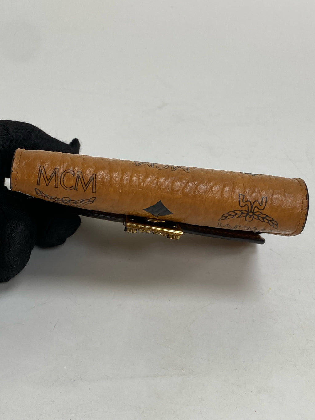 MCM Leather Gold